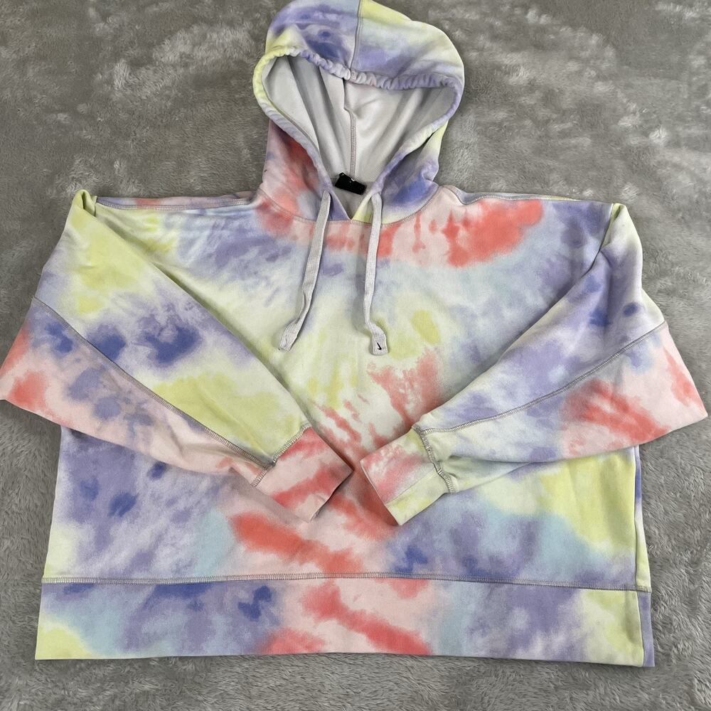 Nike Get Fit Tie-Dye Cropped Hoodie Women's Medium